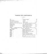 Table of Contents, Van Buren County 1873